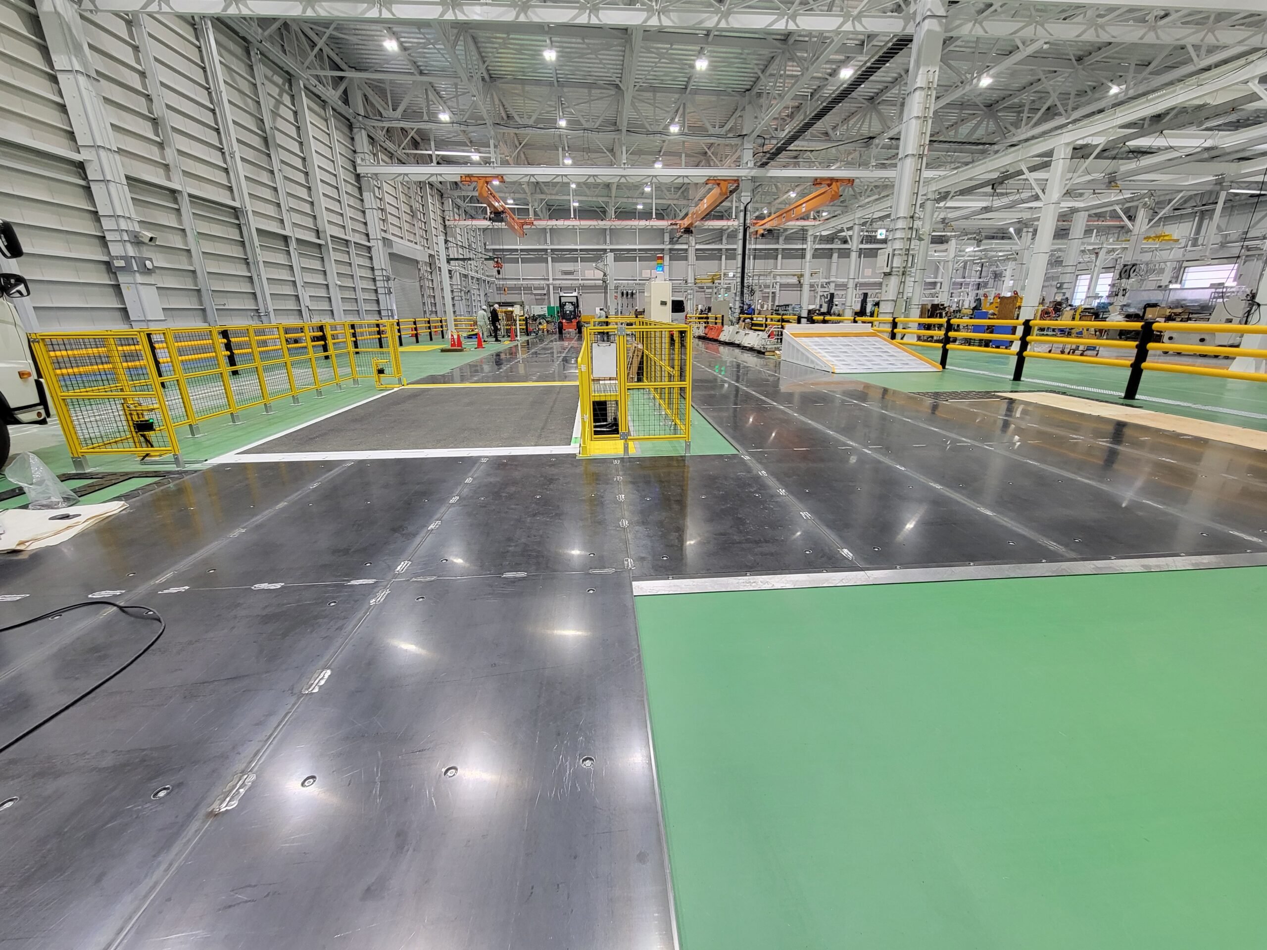 I.C様　新工場走行路鉄板施工工事